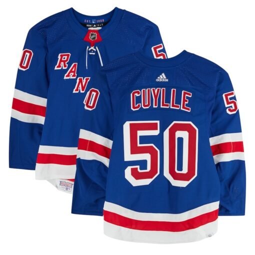 Will Cuylle New York Rangers Game-Used Playoffs Jersey