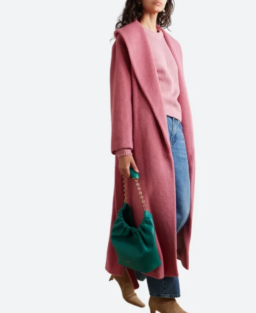 Willow Avalon Pink Long Coat - Image 4