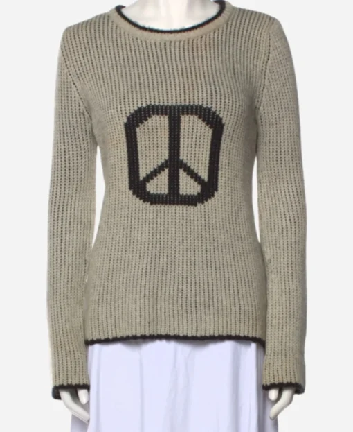 Alyson Hannigan Buffy The Vampire Slayer Peace Sign Sweater - Image 3
