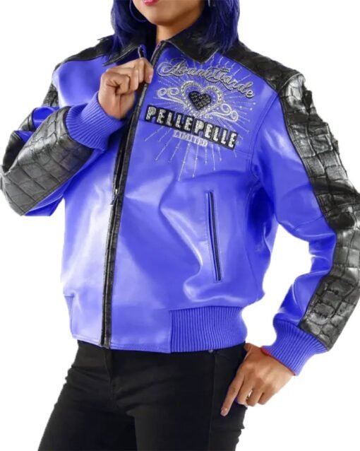 Pelle Pelle Avant Garde Blue 37 Years Strong Jacket - Image 2
