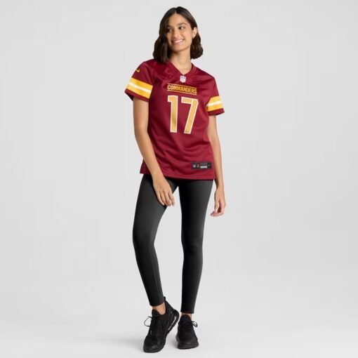 Women's Nike Terry McLaurin Burgundy Game Jersey - Image 2