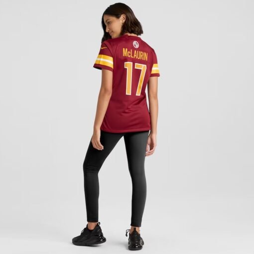 Women's Nike Terry McLaurin Burgundy Game Jersey - Image 3