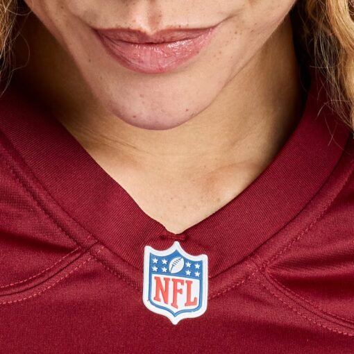 Women's Nike Terry McLaurin Burgundy Game Jersey - Image 4