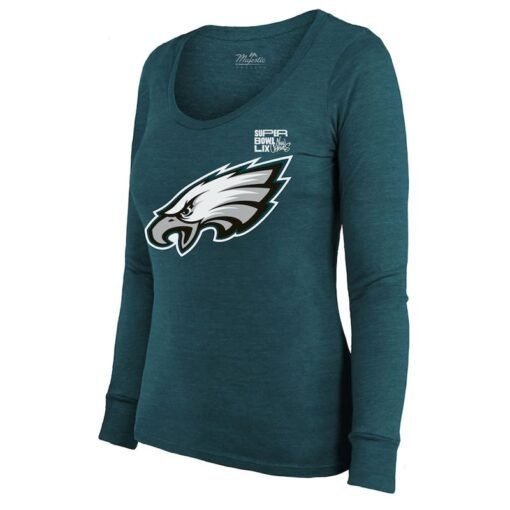 Women's Saquon Barkley Eagles Super Bowl LIX Long Sleeve T-Shirt - Image 2