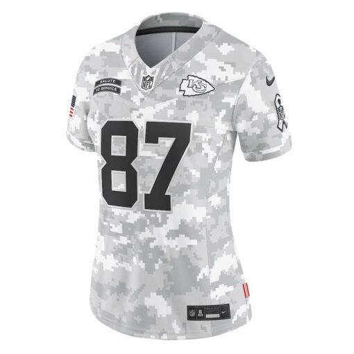 Women's Travis Kelce Camo Chiefs Jersey - Image 2