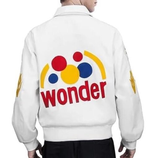 Wonder Bread  White Bomber Jacket - Image 2