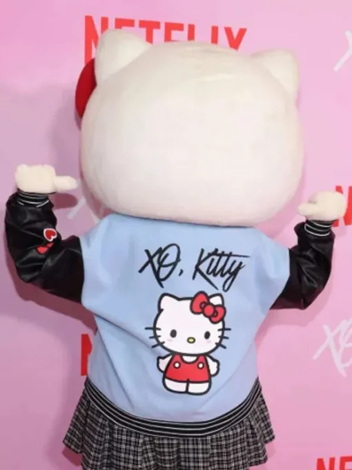 XO Kitty Series Varsity Leather Jacket - Image 2