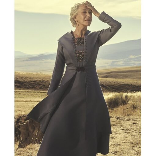 Yellowstone 1923 Helen Mirren Grey Coat - Image 2