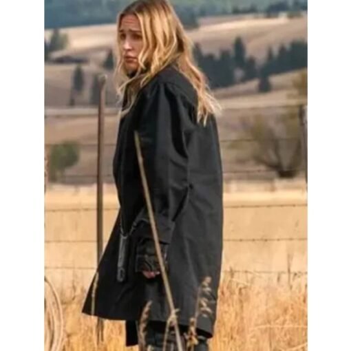 Yellowstone Piper Perabo Black Coat - Image 2
