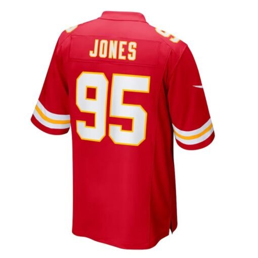 Youth Chris Jones Red Kansas City Chiefs Nike Game Jersey - Image 2