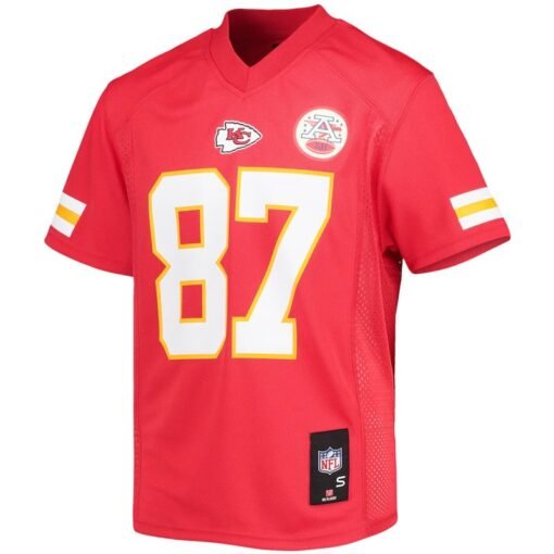 Youth Travis Kelce Red Chiefs Replica Jersey - Image 2