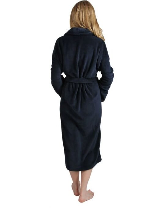 Simple Blue Bathrobe - Image 2