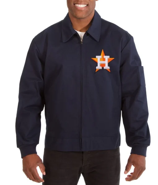 Houston Astros Workwear Navy Blue Jacket