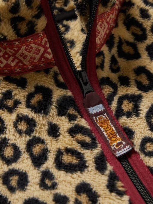 Travis Scott Cleveland Celtics Game Leopard Jacket - Image 3