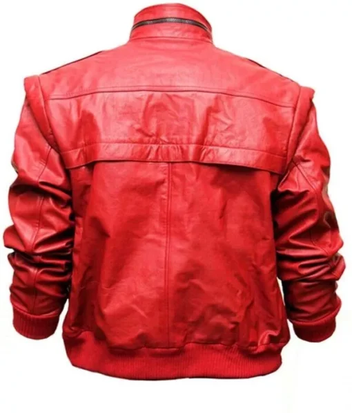 Cobra Kai Red Leather Jacket - Image 2