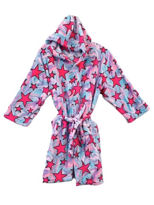 Swirly Stars Bath Robe