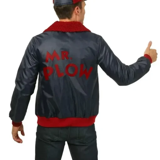 The Simpsons Mr. Plow Navy Jacket - Image 3
