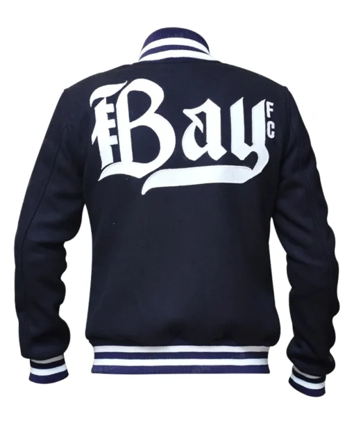 Bay Football Club Blue Varsity Jacket