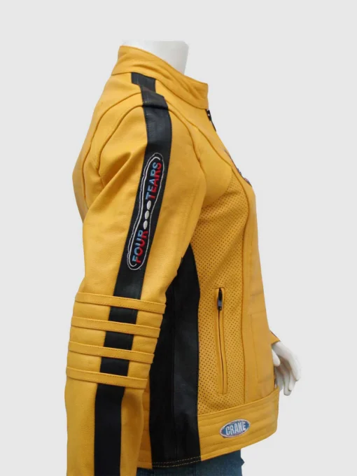 Yellow Motorcycle Jacket - Image 4